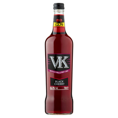 bottle, alcopop,  VK Black Cherry