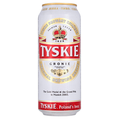 Can, Tyskie, Beer