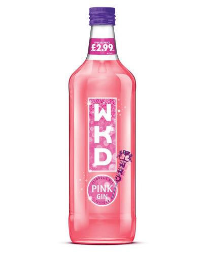 bottle, alcopop, WKD Pink Gin